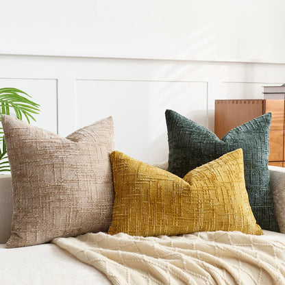 Chenille Cushion Cover | Soft Decorative Sofa Accent 1