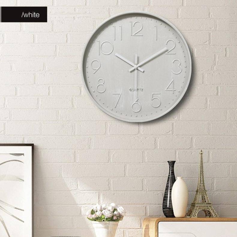 Colorful Round Wall Clock | Modern Wall Clock Decor 30cm 2