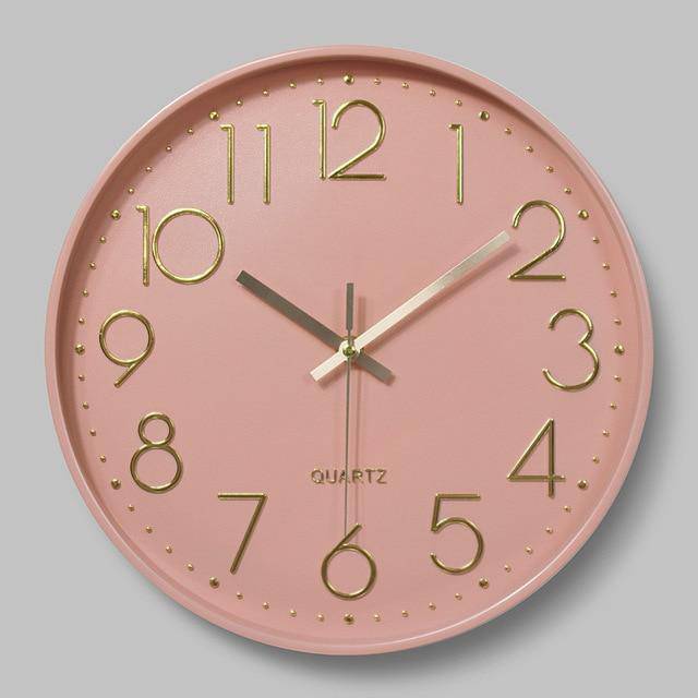 Colorful Round Wall Clock | Modern Wall Clock Decor 30cm 3
