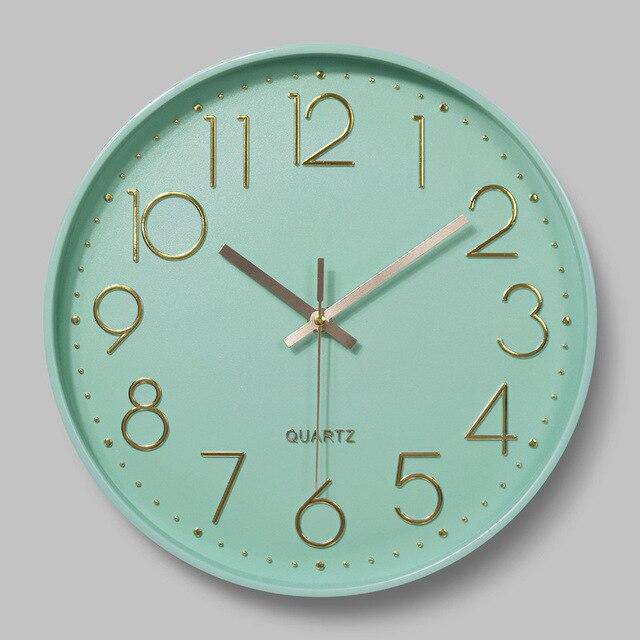 Colorful Round Wall Clock | Modern Wall Clock Decor 30cm 4