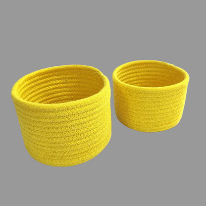 Cotton Rope Storage Basket | Eco-Friendly Organizer for Toys