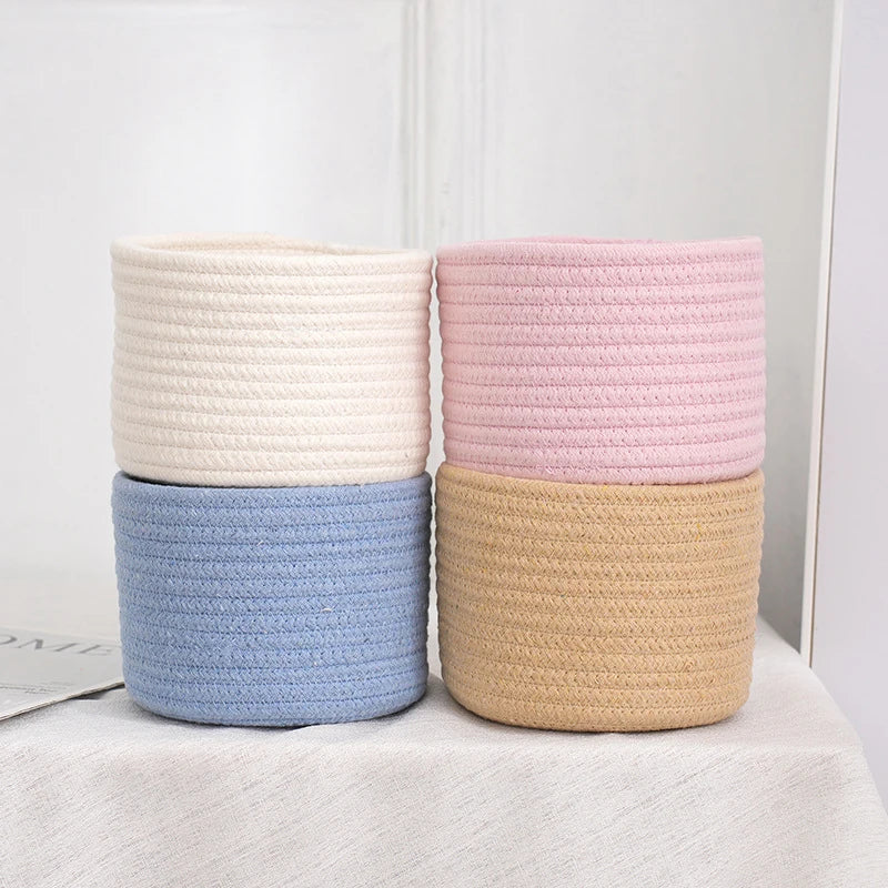 Cotton Rope Storage Basket | Eco-Friendly Organizer for Toys 5