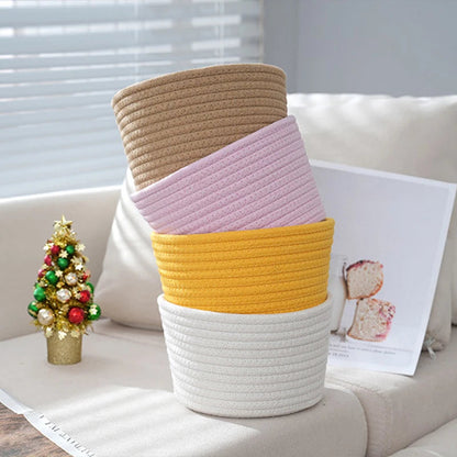 Cotton Rope Storage Basket | Eco-Friendly Organizer for Toys 6