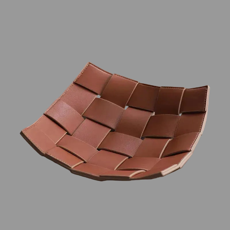 Elegant PU Leather Storage Tray | Key and Miscellaneous Organizer