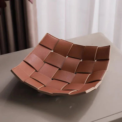 Elegant PU Leather Storage Tray | Key and Miscellaneous Organizer 0