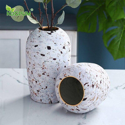 Terrazzo Ceramic Vase | Modern Flower Vase for Home Decor 2